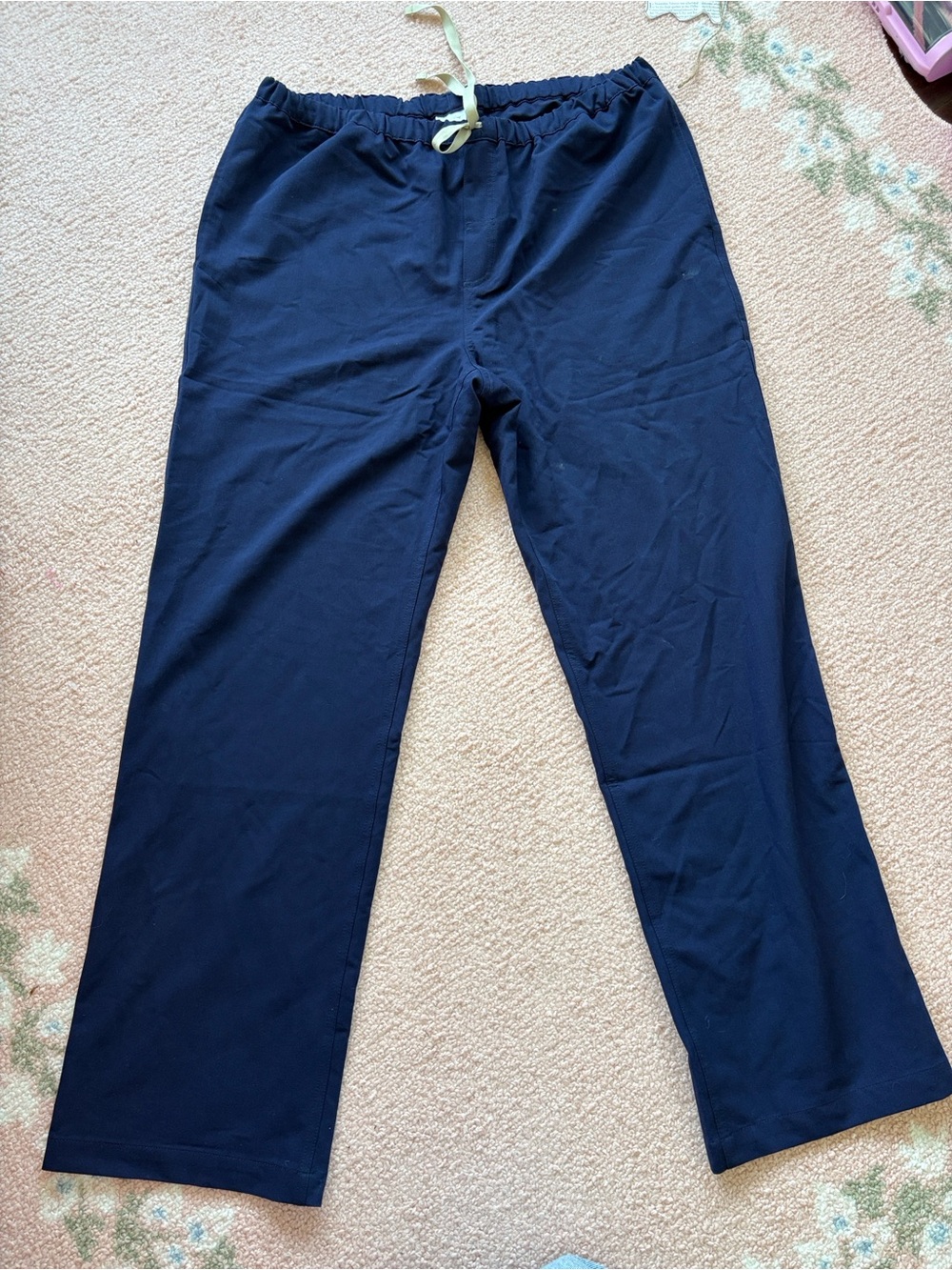 Figs navy blue standard scrub pants